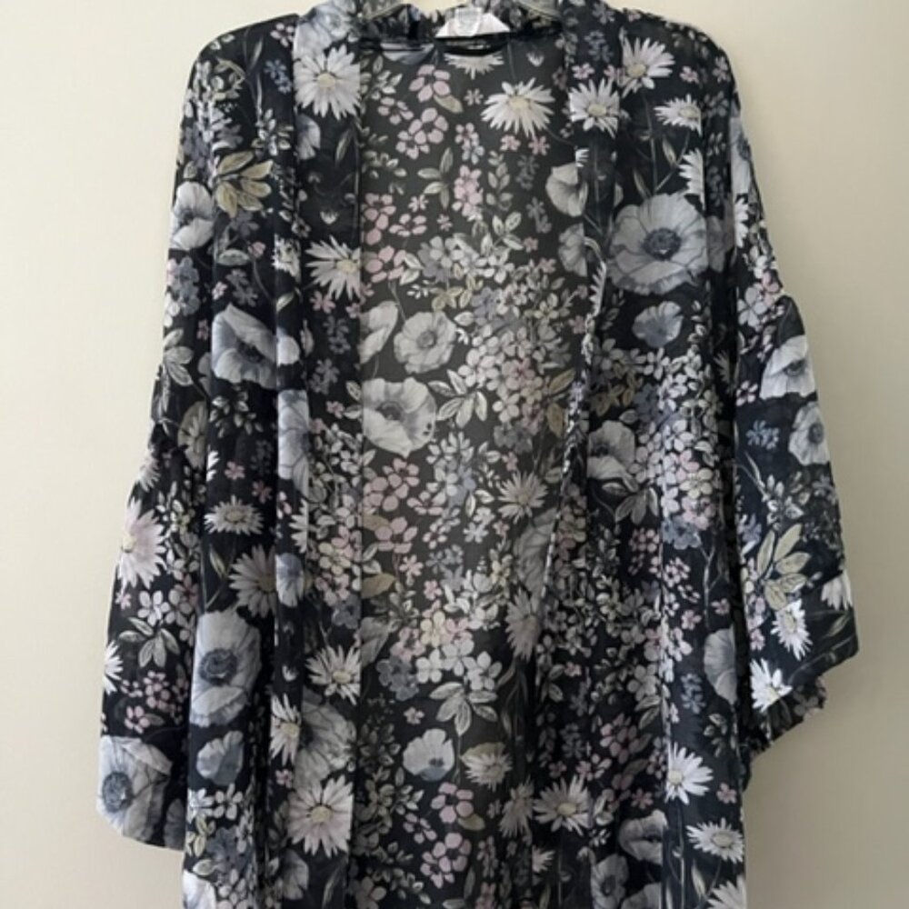 Floral  Printed Kimono